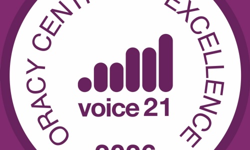 image of the voice 21 centre of excellence logo